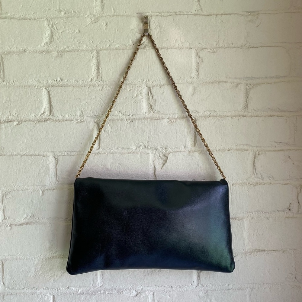 C. Fiori C Fiori black & gold crossbody purse bag vintage - Picture 2 of 13